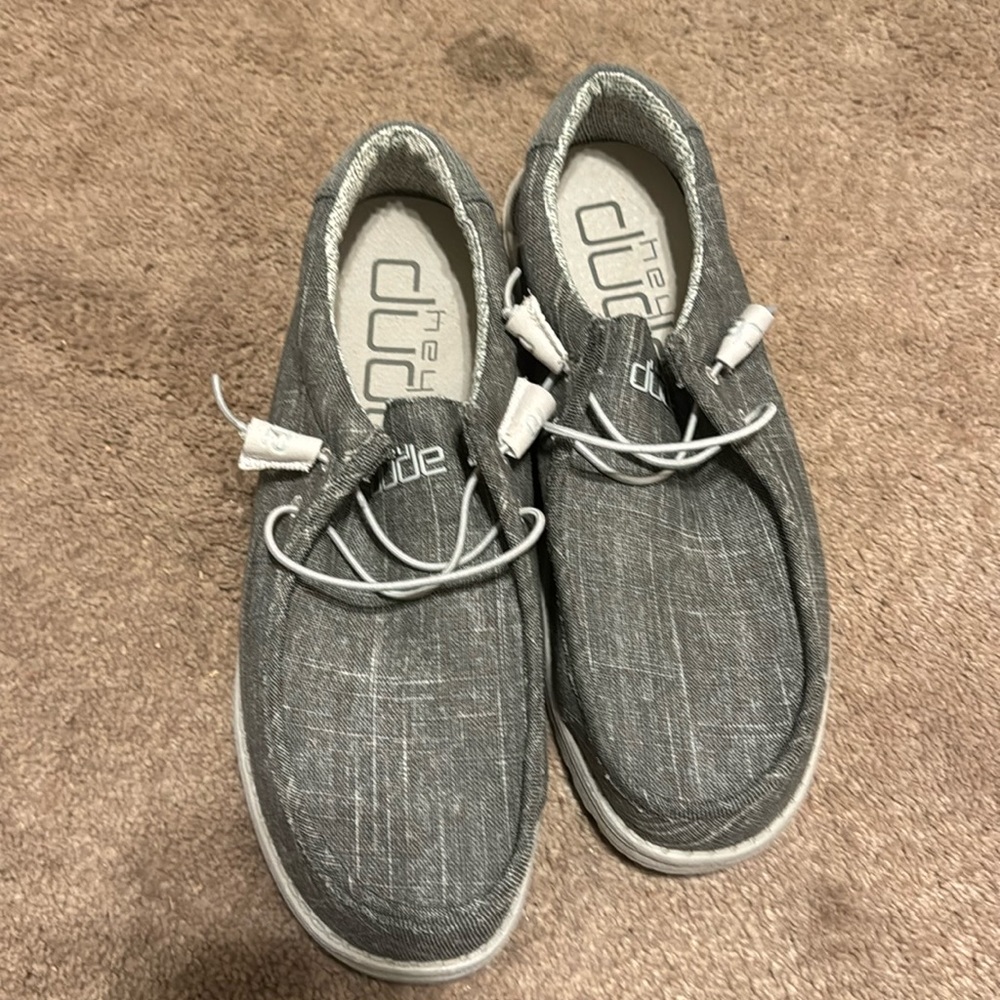 Gray Hey Dude Size 11